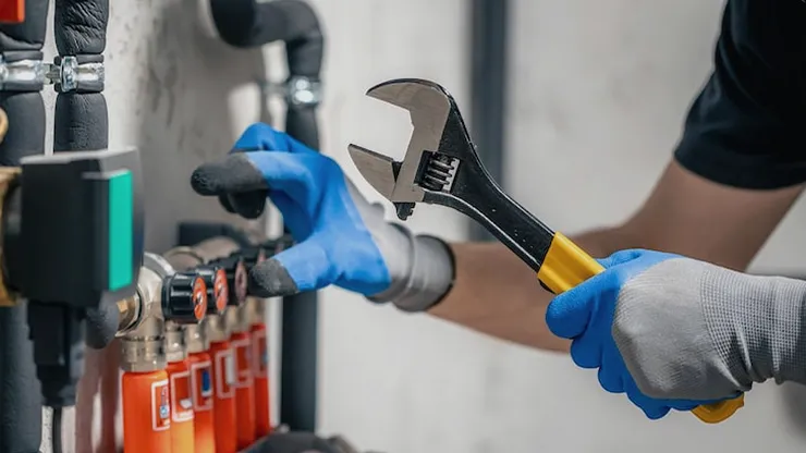 Revisión de caldera en una vivienda de Valencia de las Torres